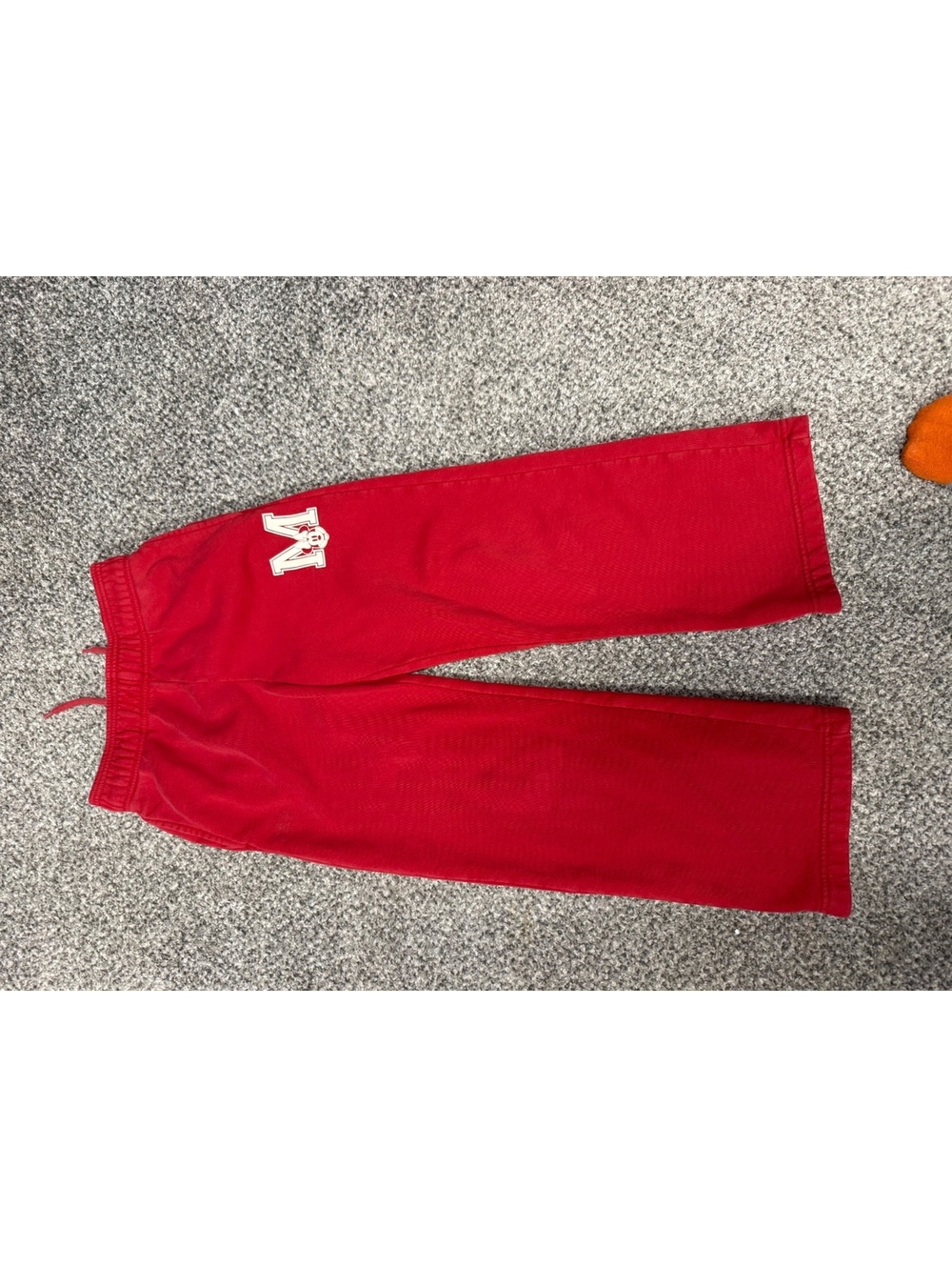 GAP x Disney Kids Red Mickey Mouse Varsity Graphic Sweatpants Medium 8